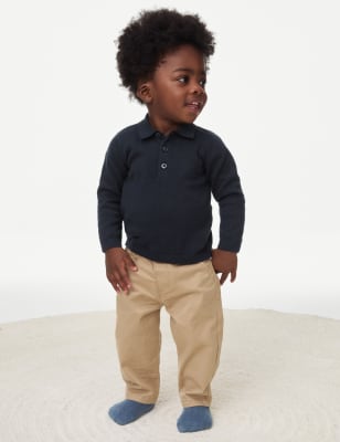 

Boys M&S Collection 2pc Cotton Rich Outfit (0-3 Yrs), Navy Mix
