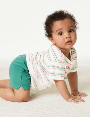 

Boys M&S Collection 2pc Pure Cotton Dinosaur Outfit (0-3 Yrs) - Multi, Multi