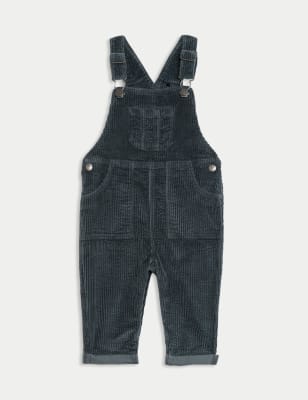 

Boys M&S Collection Cord Dungarees (0-3 Yrs) - Charcoal, Charcoal