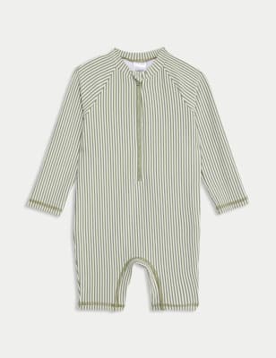 

Boys M&S Collection Striped Long Sleeve Swim All In One (0-3 Yrs) - Khaki Mix, Khaki Mix