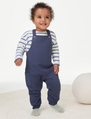 

Boys M&S Collection 2pc Cotton Rich Outfit (0-3 Yrs) - Navy Mix, Navy Mix