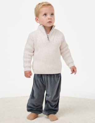 

M&S Collection Pantalones deportivos con forro polar (0-3 años) - Charcoal, Charcoal
