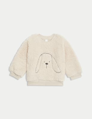 

Boys M&S Collection Dog Borg Sweatshirt (0-3 Yrs) - Cream, Cream