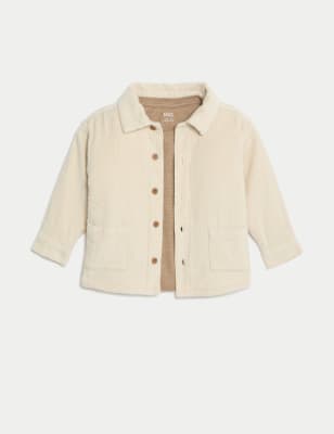 

M&S Collection Cord-Set aus Hemd und T-Shirt (0-3 Jahre) - Cream, Cream