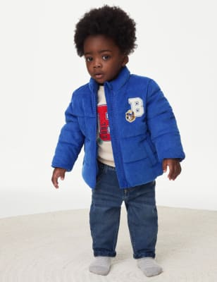 

Boys M&S Collection Pure Cotton Cord Bomber Jacket (0-3 Yrs) - Bright Blue, Bright Blue