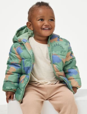 

Boys M&S Collection Stormwear™ Dinosaur Padded Jacket (0-3 Yrs) - Khaki Mix, Khaki Mix