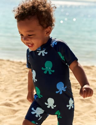 

Boys M&S Collection Octopus Swim Outfit (0-3 Yrs) - Navy Mix, Navy Mix