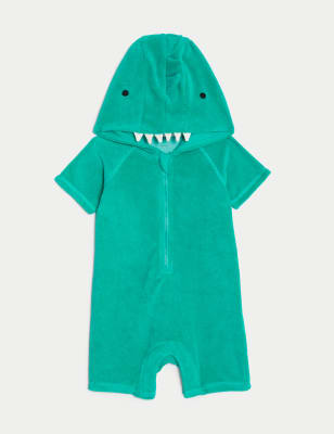 

Boys M&S Collection Cotton RichDinosaur All in One (0-3 Yrs) - Aqua Mix, Aqua Mix