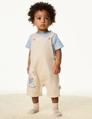 

Boys M&S Collection 2pc Pure Cotton Peter Rabbit™ Outfit (0-3 Yrs) - Stone Mix, Stone Mix
