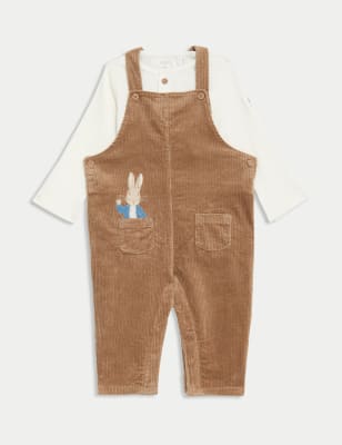 

Boys M&S Collection 2pc Cotton Rich Peter Rabbit™ Outfit (0-3 Yrs) - Mink Mix, Mink Mix