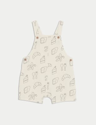 

Boys M&S Collection Pure Cotton Food Print Romper (0-3 Yrs) - Cream, Cream