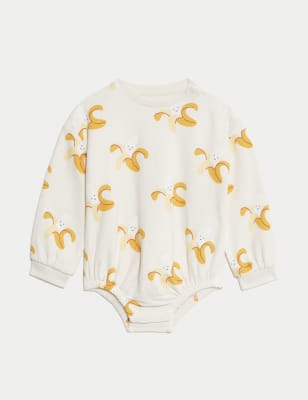 

Girls M&S Collection Cotton Rich Banana Bodysuit (0-3 Yrs) - Cream, Cream