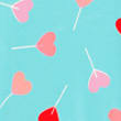 Cotton Rich Heart Lolly Short Pyjama Set, BLUE MIX, swatch