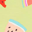 Cotton Rich Watermelon Short Pyjama Set, GREEN MIX, swatch