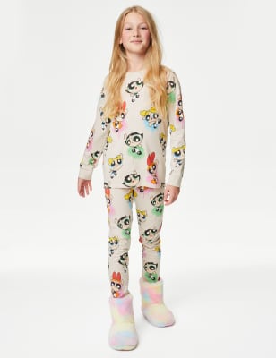 

M&S Collection Pijama de las Supernenas (6-16 años) - Cream, Cream