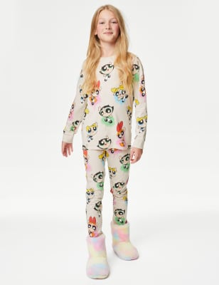 

M&S Collection Schlafanzug mit Powerpuff Girls™-Motiv (6-16 J.) - Cream, Cream