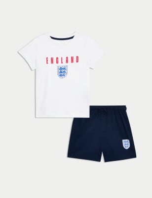

M&S Collection Pijama 100% algodón England™ (1-16 años) - White Mix, White Mix
