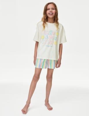 

M&S Collection Schlafanzug mit Smiley World™-Motiv (6-16 J.) - Ivory Mix, Ivory Mix