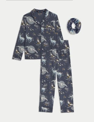 

Girls M&S Collection Cotton Blend Harry Potter™ Pyjamas (6-16 Yrs) - Ink, Ink