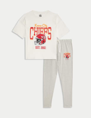 

Girls M&S Collection Kansas City Chiefs Pyjamas (6-16 Yrs) - Ivory Mix, Ivory Mix