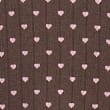 Cosy Ribbed Heart Pyjama Set, BROWN MIX, swatch