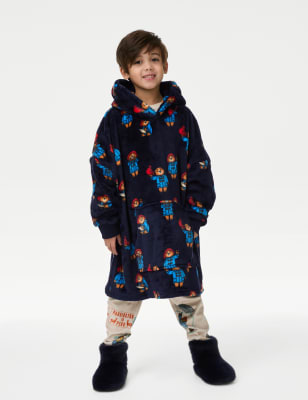 

M&S Collection Sudadera con capucha polar maxi con diseño de Paddington (3-8 años) - Navy Mix, Navy Mix
