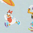Pure Cotton Mickey Mouse&trade; Pyjamas (1-8 Yrs), SOFT PEACOCK, swatch
