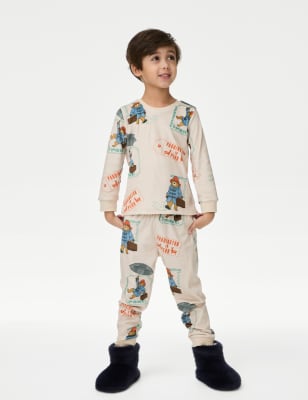 

M&S Collection Schlafanzug aus Velours mit Paddington™-Motiv (1-7 J.) - Calico, Calico