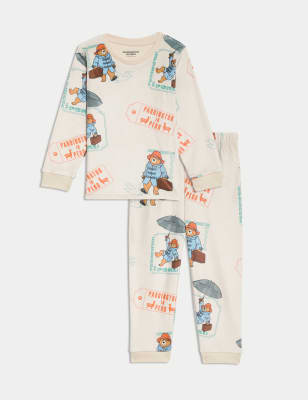 M&S Boys Paddington Pyjamas (1-7 Yrs) - 4-5 Y - Calico, Calico