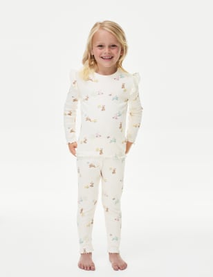 

M&S Collection Pijama de algodón de conejito (1-8 años) - Ecru Mix, Ecru Mix