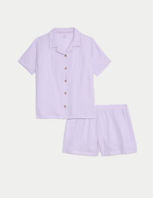 

M&S Collection Schlafanzug aus reiner Baumwolle (1-16 Jahre) - Light Lilac, Light Lilac
