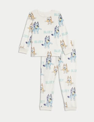 

Girls M&S Collection Bluey Pyjamas (1-7 Yrs) - Ecru Mix, Ecru Mix