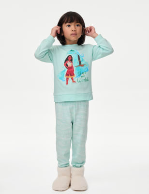 

M&S Collection Pijama con estampado de Moana™ (2-8 años) - Blue, Blue