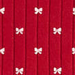 Heart Print Ribbed Long Sleeve Pyjama Set, RED, swatch