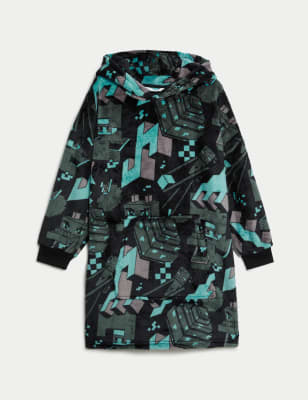 

Girls M&S Collection Minecraft™ Oversized Fleece Hoodie (7-16 Yrs) - Black, Black
