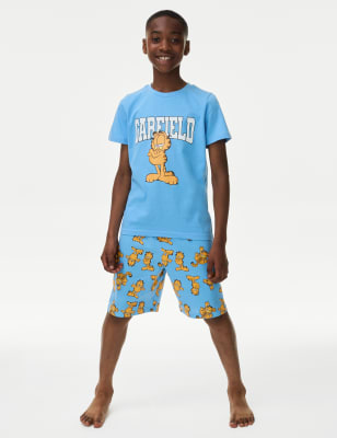

M&S Collection Schlafanzug mit Garfield™-Motiv (6-16 J.) - Blue Mix, Blue Mix