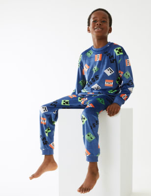 Marks and spencer minecraft pyjamas clearance