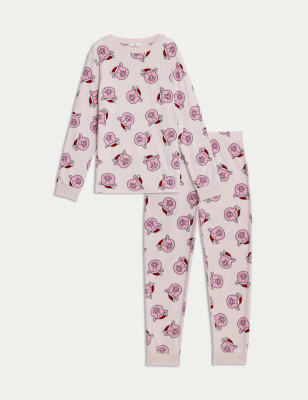 

Girls M&S Collection Fleece Percy Pig™ Pyjamas (1-16 Yrs) - Light Pink, Light Pink