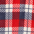 Checked Fleece Pyjama Set, RED MIX, swatch