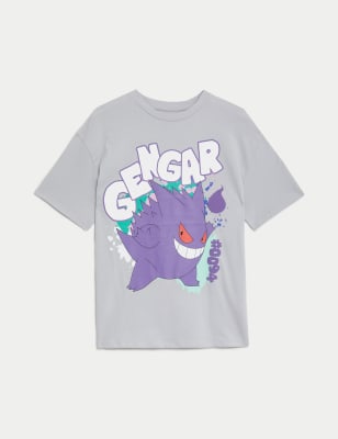 

M&S Collection Camiseta 100% algodón de Pokemon™ (6-16 años) - Grey, Grey