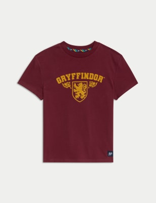 

Boys,Unisex,Girls M&S Collection Pure Cotton Harry Potter™ T-Shirt (6-16 Yrs) - Burgundy, Burgundy