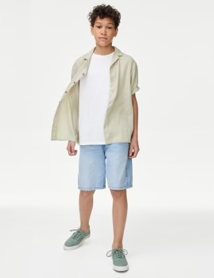 

Boys M&S Collection 2pc Cotton Rich Shirt & T-Shirt Set (6-16 Yrs) - Stone, Stone