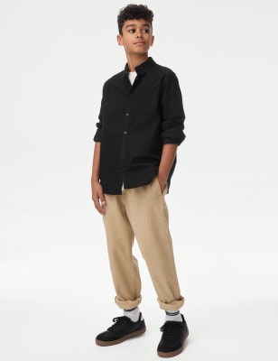 

Boys M&S Collection Pure Cotton Oxford Shirt (6-16 Yrs) - Black, Black