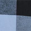 2pc Pure Cotton Checked Shirt and T-Shirt, MEDIUM BLUE MIX, swatch