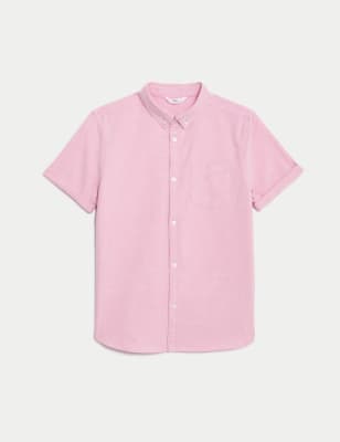 

Boys M&S Collection Pure Cotton Plain Shirt (6-16 Yrs) - Soft Pink, Soft Pink