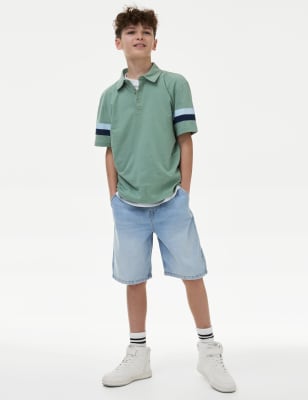 

Boys M&S Collection Denim Shorts (6-16 Yrs) - Light Denim, Light Denim