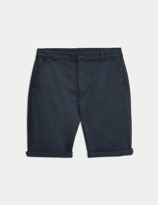 

Boys M&S Collection Cotton Rich Chino Shorts (6-16 Yrs) - Navy, Navy