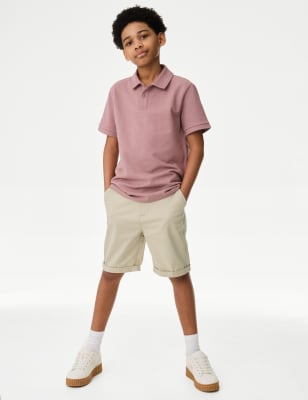 

Boys M&S Collection Cotton Rich Chino Shorts (6-16 Yrs), Stone