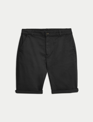 

Boys M&S Collection Cotton Rich Chino Shorts (6-16 Yrs) - Black, Black