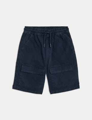 

M&S Collection Shorts mit hohem Baumwollanteil (6-16 J.) - Navy, Navy